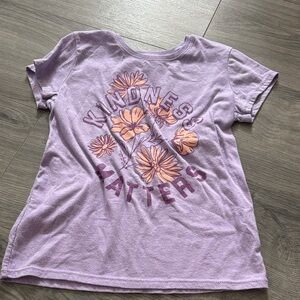 The Children's Place Lavender Tee with Floral Print